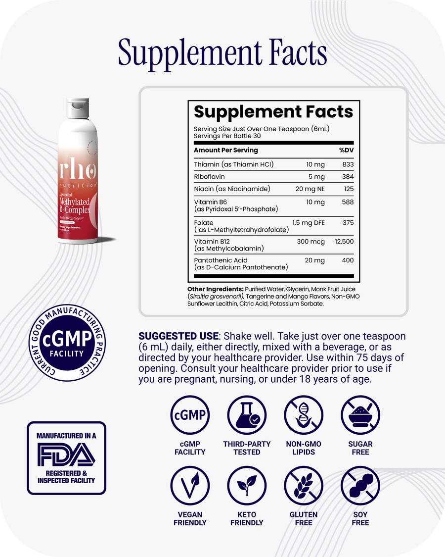 Liposomal Methylated B-Complex
