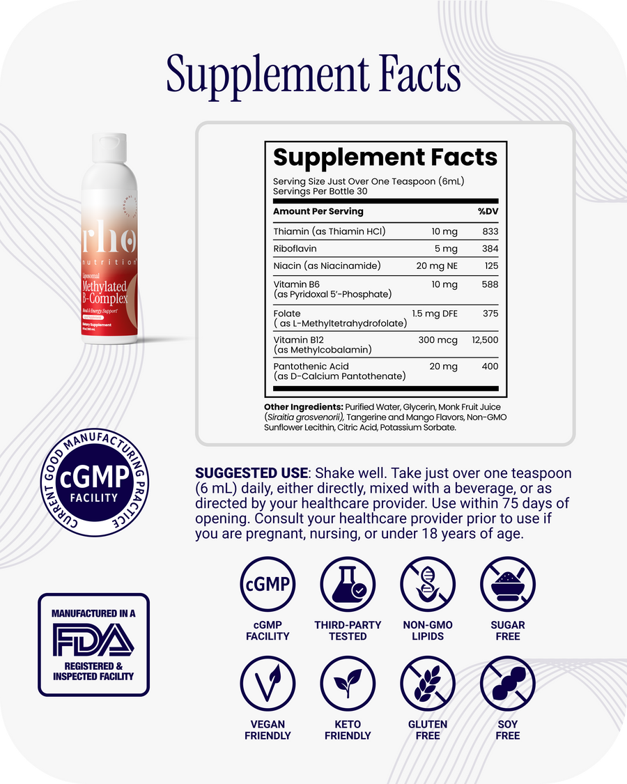 Liposomal Methylated B-Complex