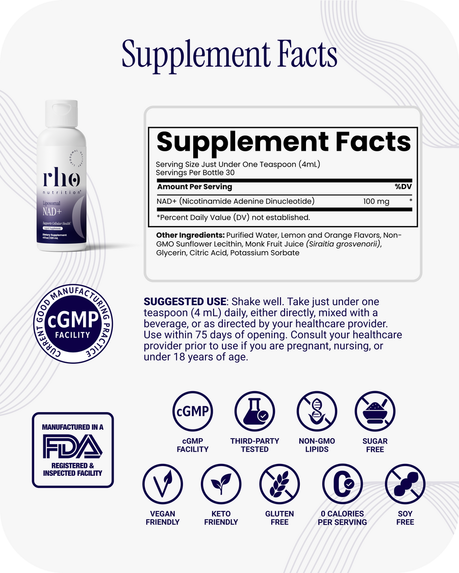 Liposomal NAD+