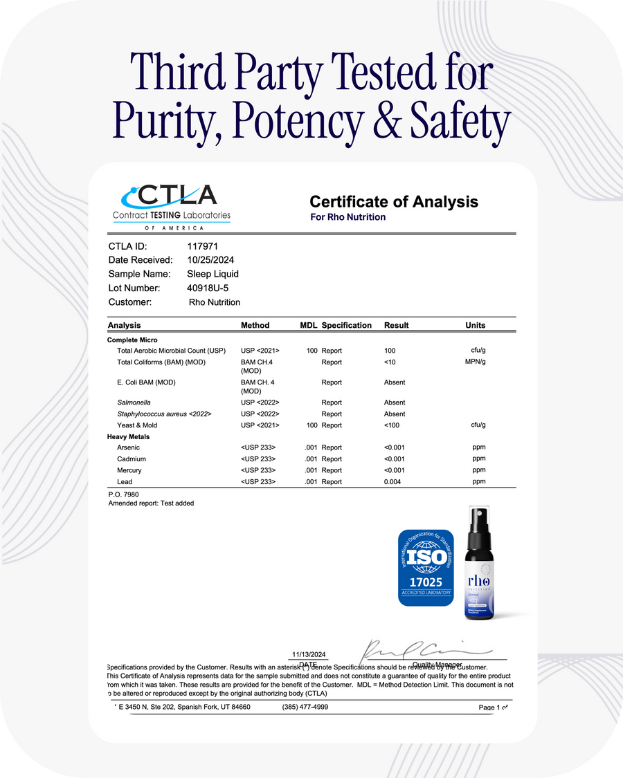 Liposomal Sleep Formula