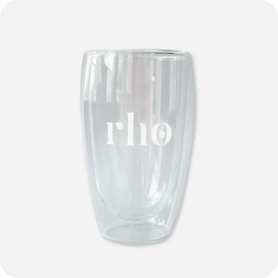 Rho Double Wall Glass Cup