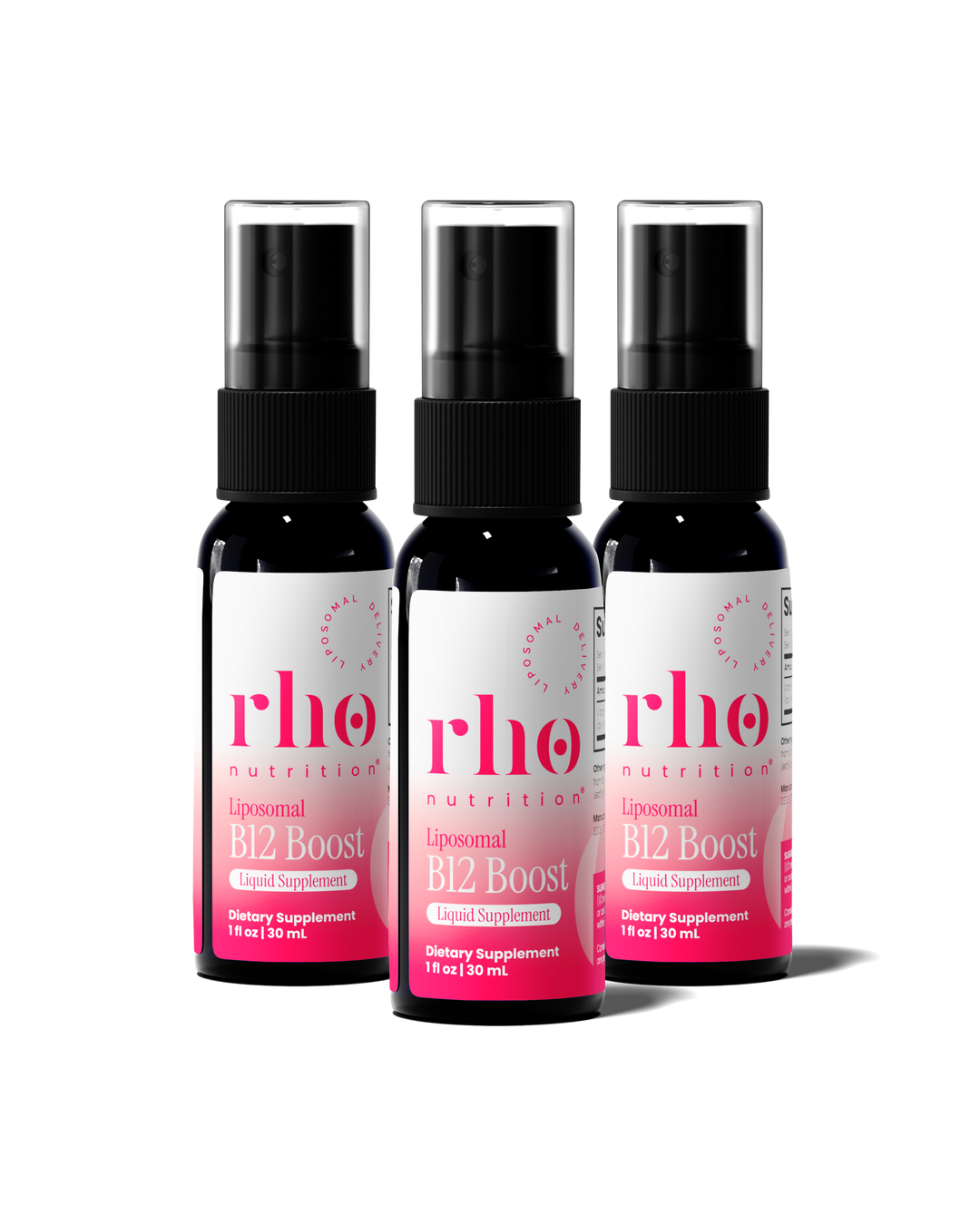 rho nutrition liposomal glutathione liquid Liposomal Methyl B12 (3-Pack)