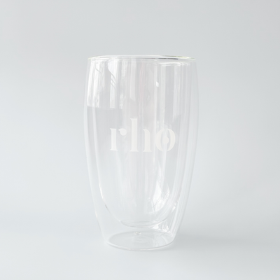Rho Double Wall Glass Cup