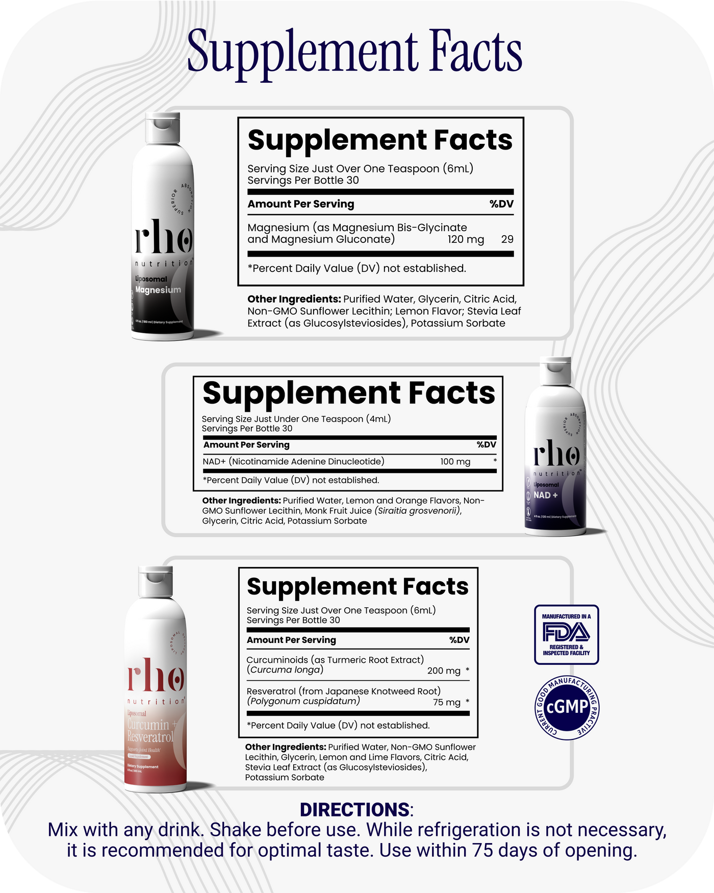 Total Rho Stack by Rho Nutrition | All-in-One Wellness & Performance Bundle
