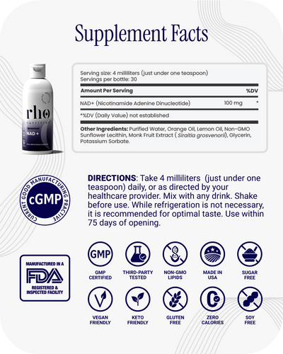 Liposomal NAD+