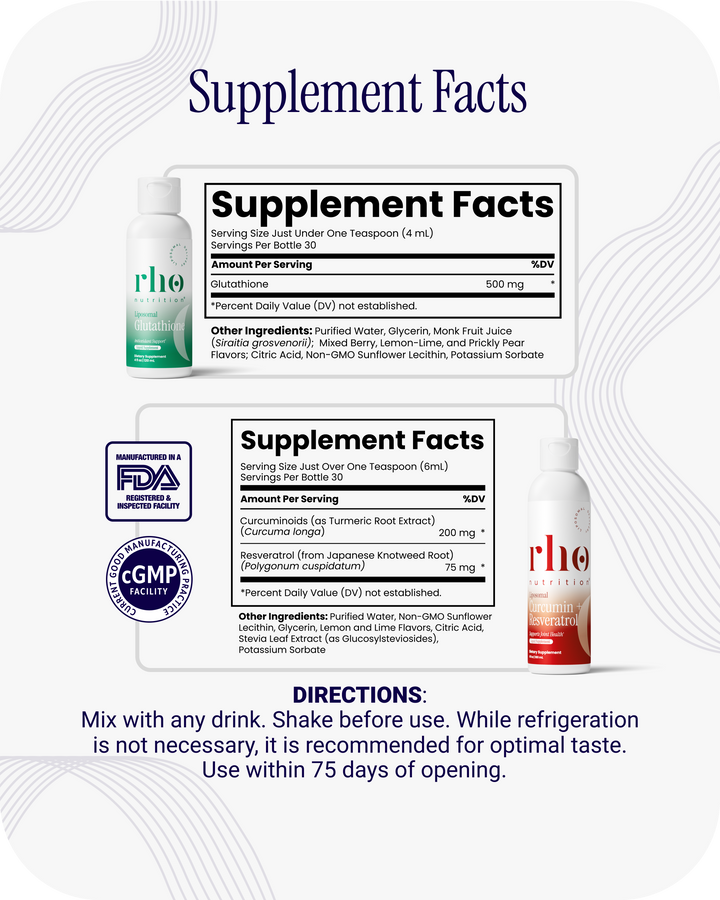 glutathione curcumin resveratrol Best Sellers Bundle Discount Applicable