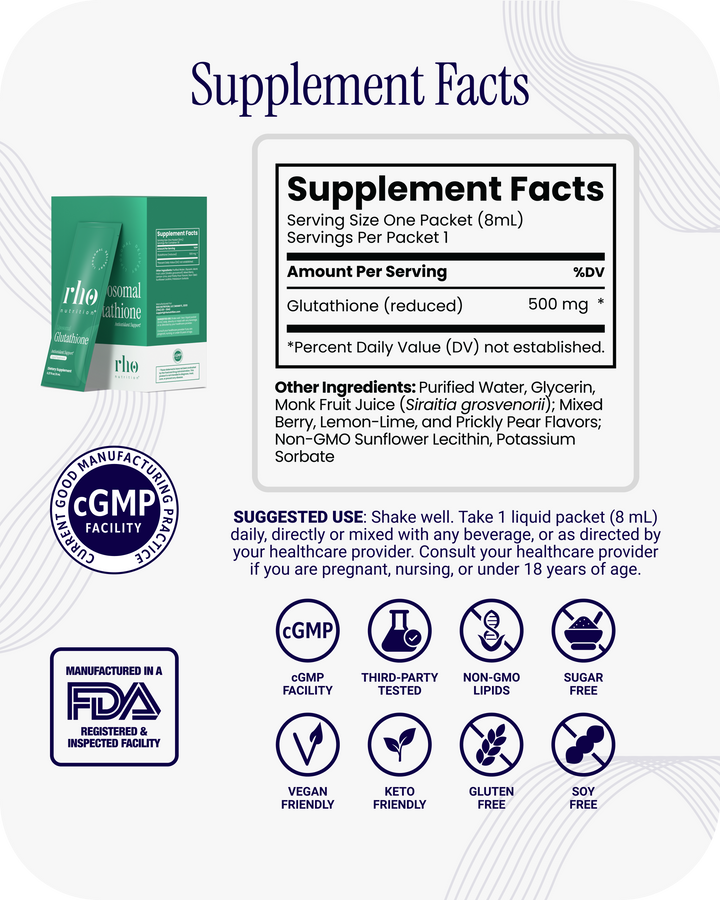 Liposomal Glutathione Travel Packs Liposomal Glutathione Travel Packs