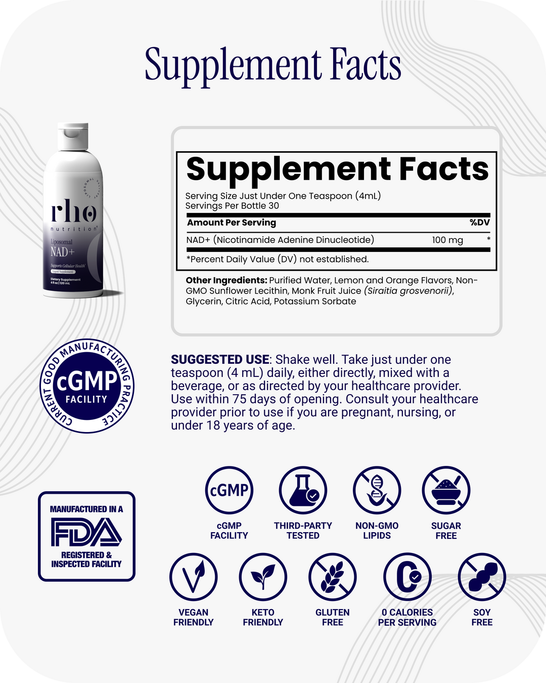 liposomal glutathione and nad+ together Starpowa NAD+ Glutathione Liquid Liposomal Pineapple 250 mg 14 Sachets main image 0