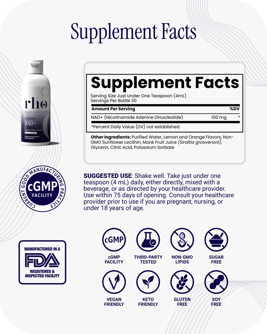 Liposomal NAD+