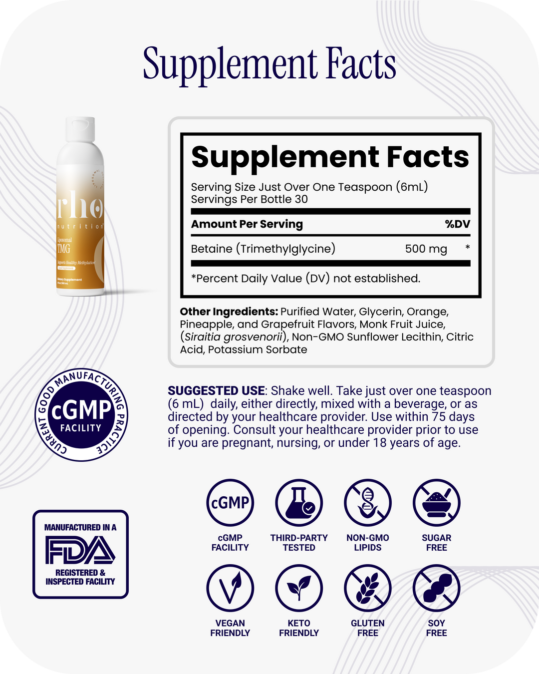 Liposomal TMG