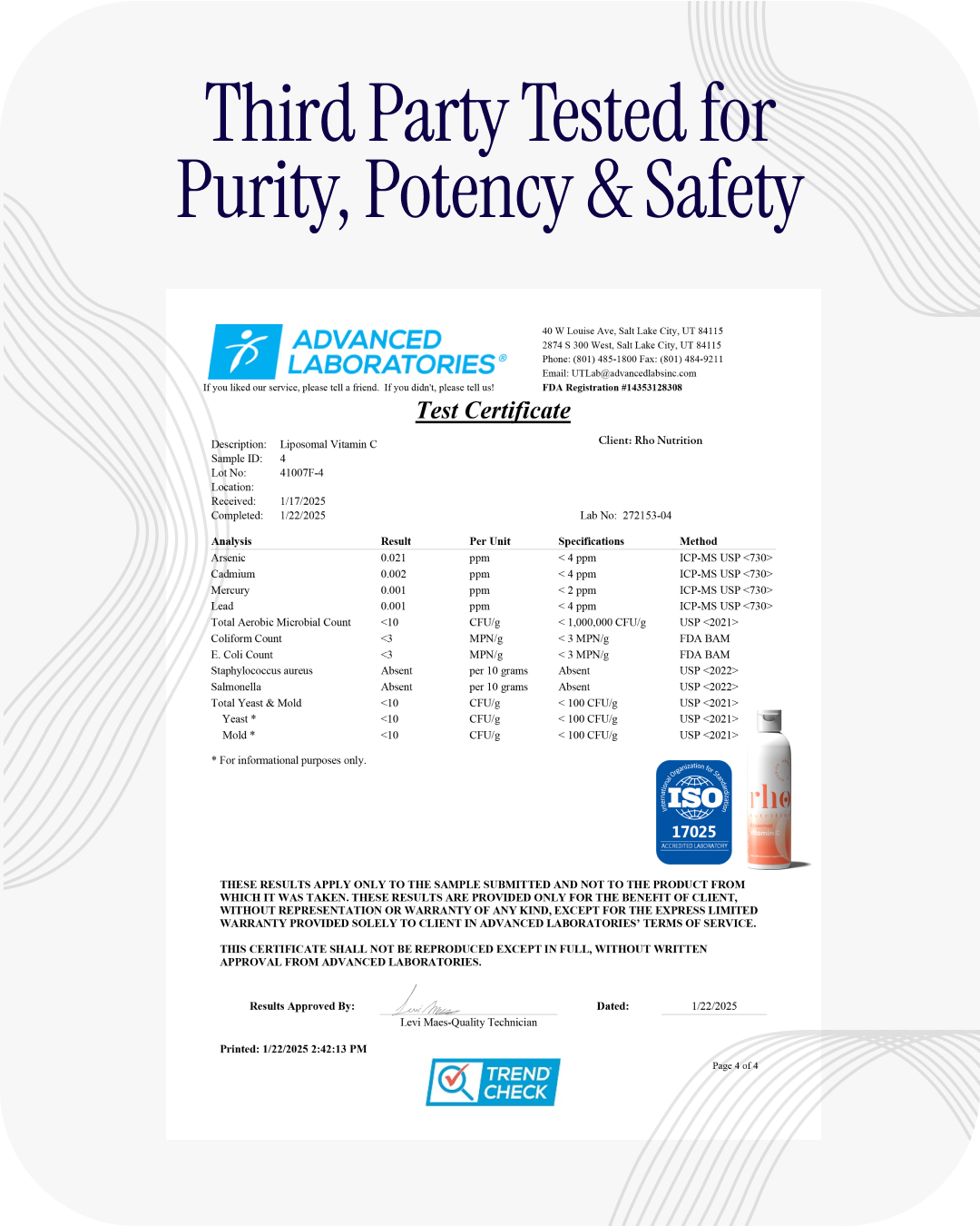 Liposomal Vitamin C