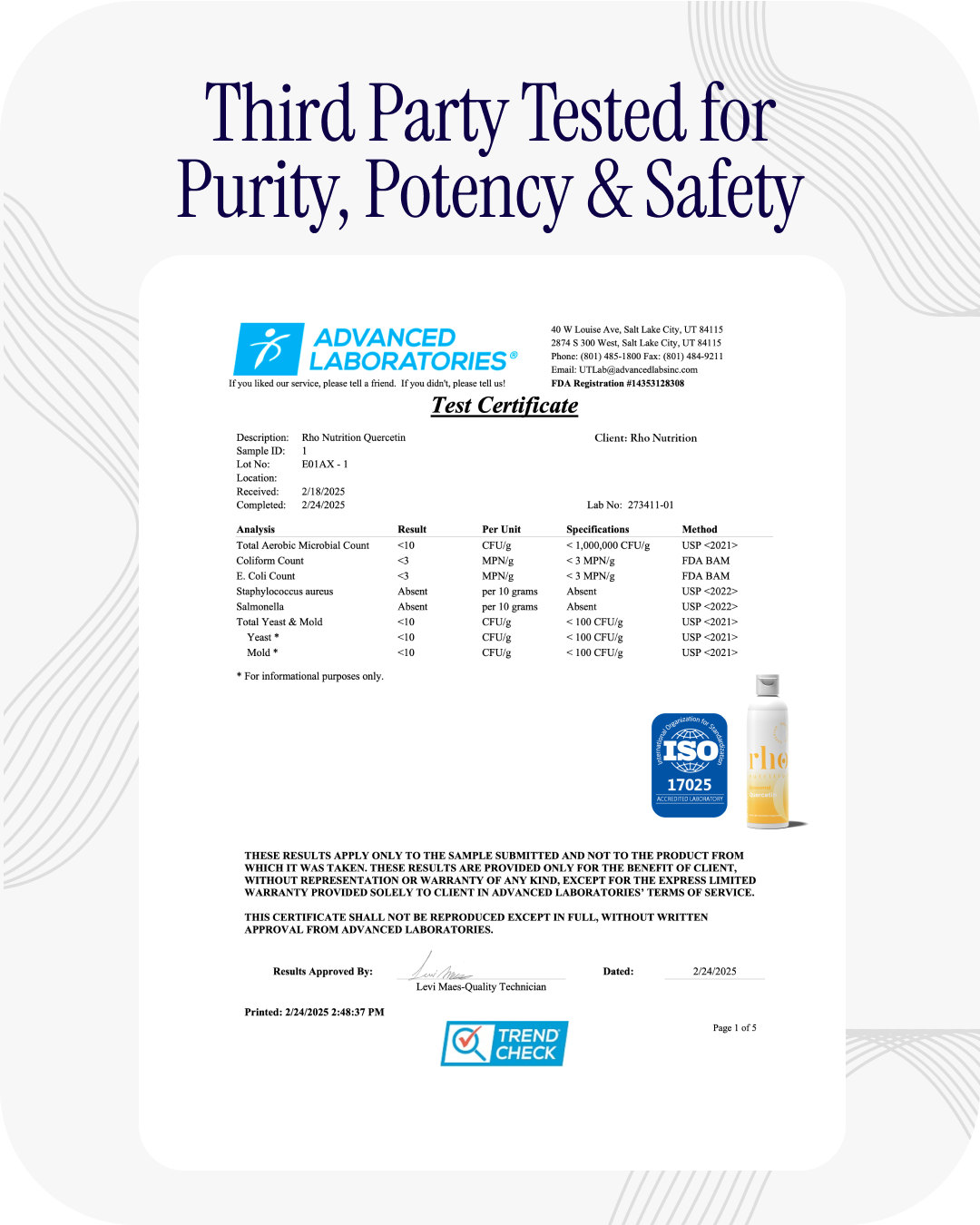 Liposomal Quercetin