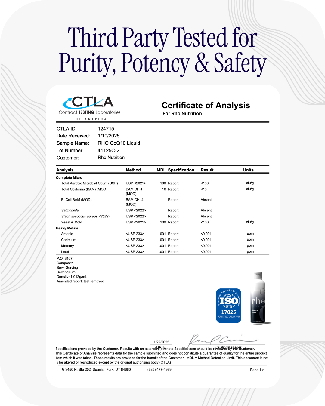 Liposomal CoQ10