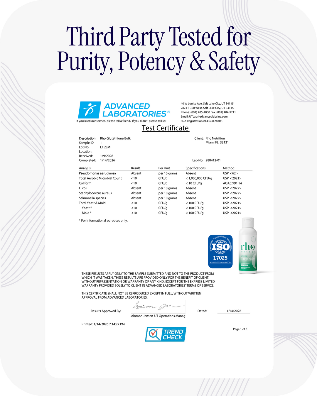 Liposomal Glutathione