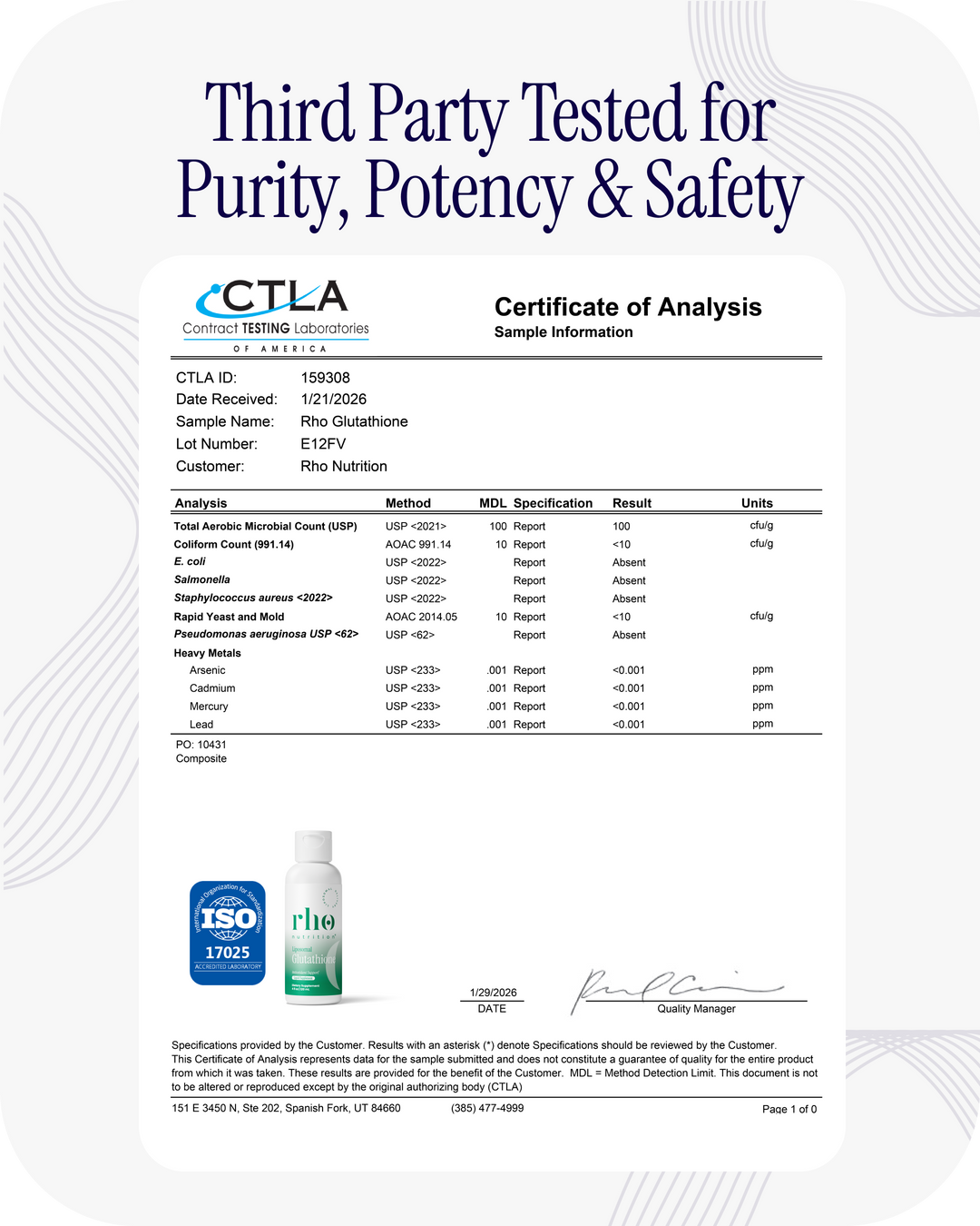 Liposomal Glutathione