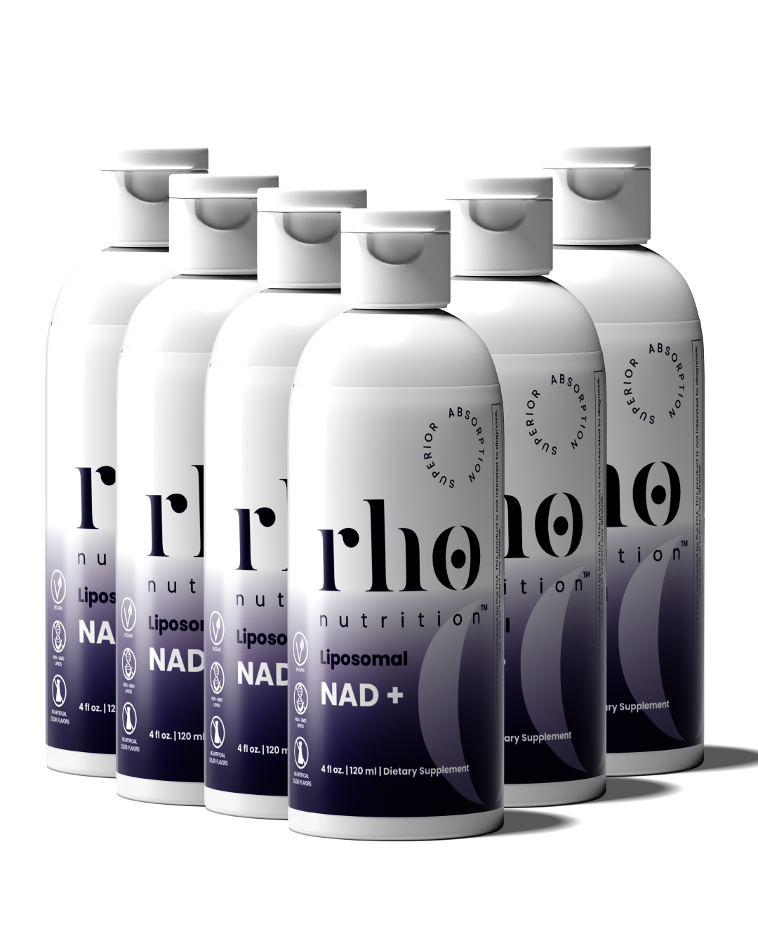 Liposomal NAD+ 6 Pack | Liposomal Delivery & High Absorption – Rho ...