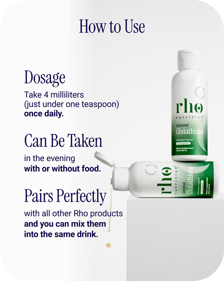 rho nutrition liposomal glutathione dosage Liposomal Glutathione 6-Pack | Rho