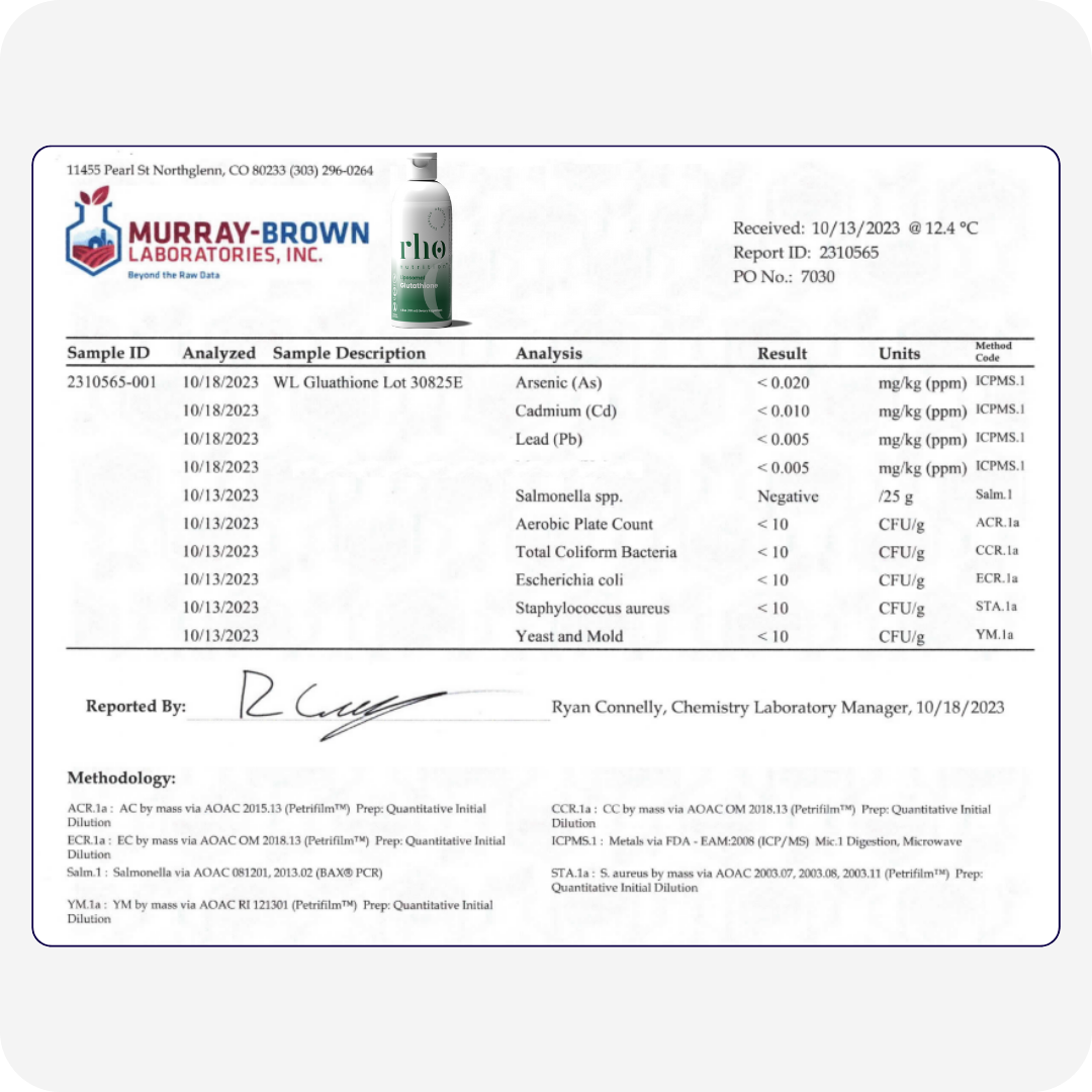 Liposomal Glutathione