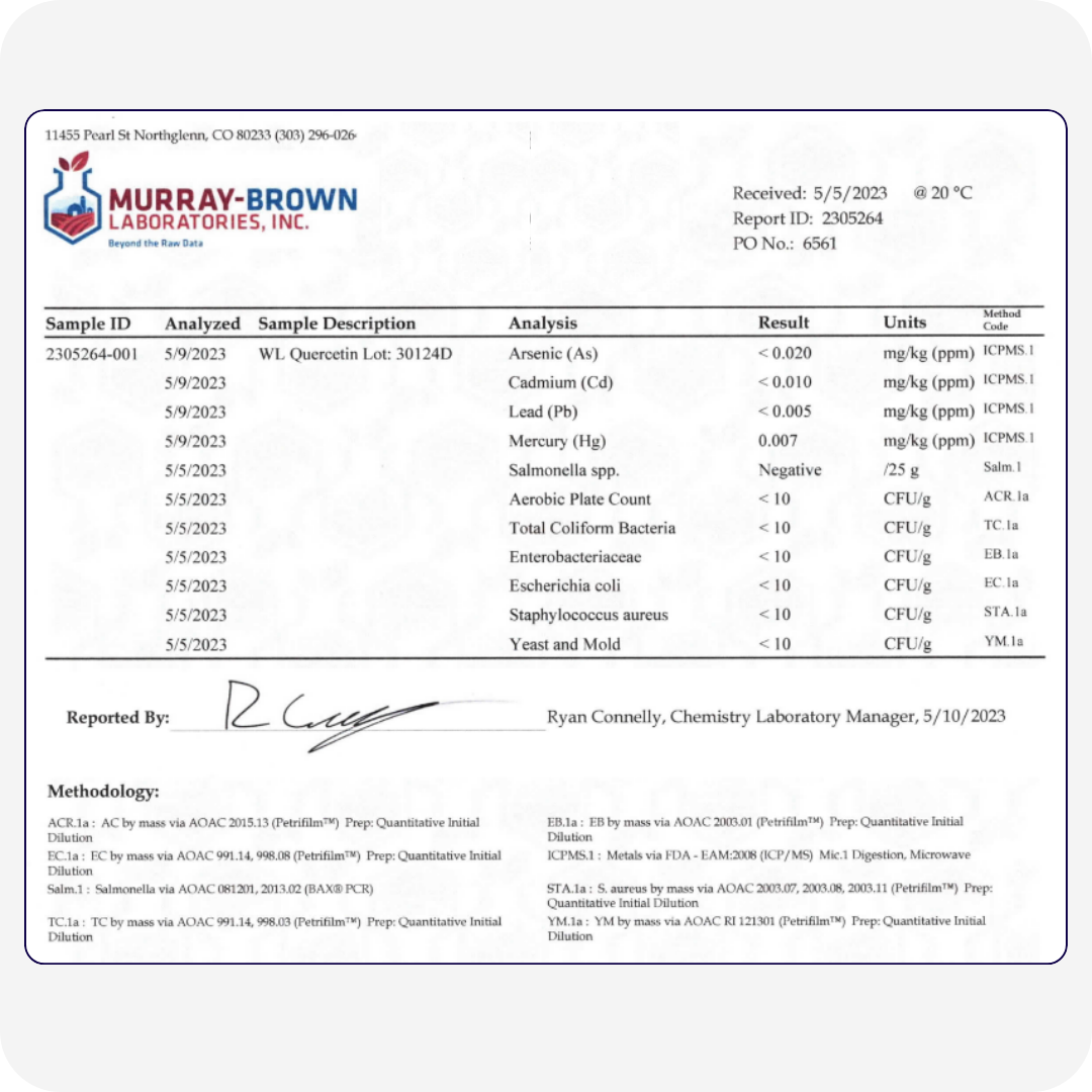 Liposomal Quercetin (6 Pack)