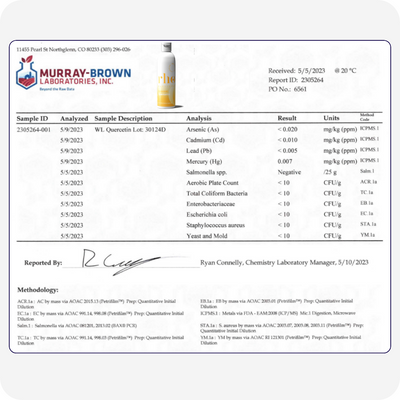 Liposomal Quercetin