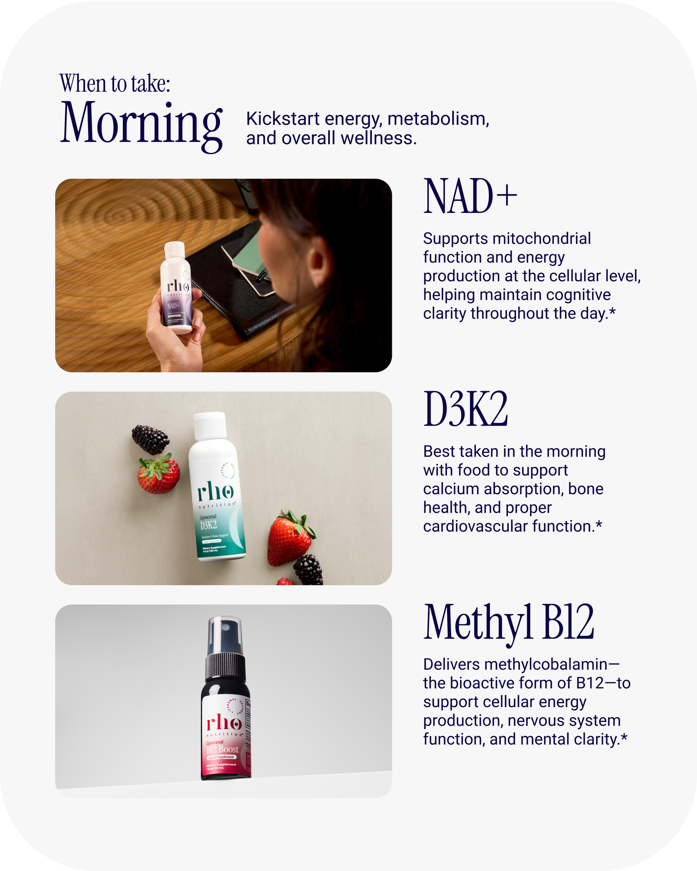 Total Rho Stack by Rho Nutrition | All-in-One Wellness & Performance Bundle