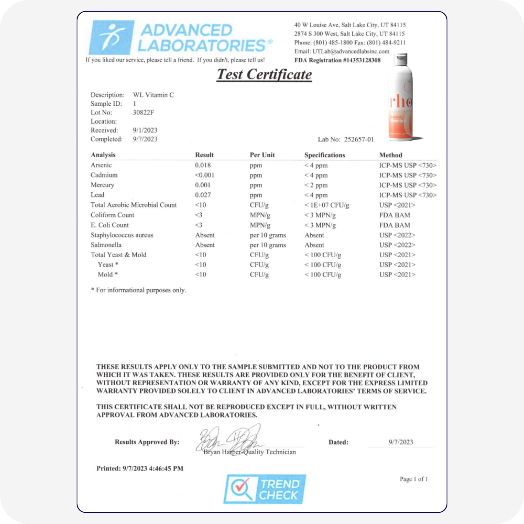 Liposomal Vitamin C